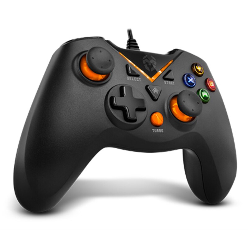 Krom NXKROMKEY mando y volante Negro USB Gamepad Analógico/Digital Android, PC, Playstation 3