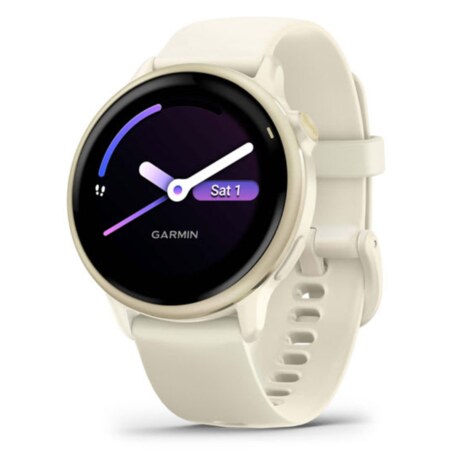 Garmin vívoactive 6 3,05 cm (1.2") AMOLED 42 mm Digital 390 x 390 Pixeles Pantalla táctil Blanco Wifi GPS (satélite)