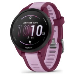 Garmin Forerunner 165 Music 3,05 cm (1.2") AMOLED 43 mm Digital 390 x 390 Pixeles Pantalla táctil Púrpura GPS (satélite)