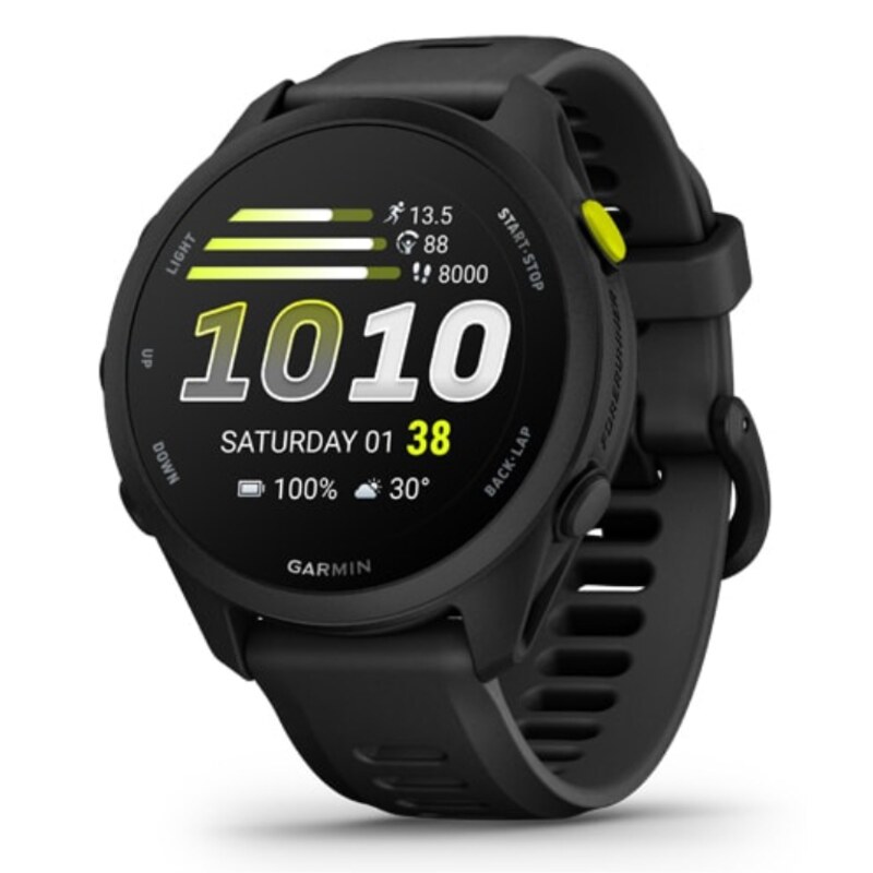 Garmin Forerunner 70 3,05 cm (1.2") AMOLED 43 mm Digital 390 x 390 Pixeles Pantalla táctil Negro GPS (satélite)
