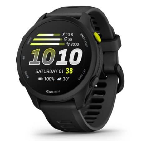 Garmin Forerunner 70 3,05 cm (1.2") AMOLED 43 mm Digital 390 x 390 Pixeles Pantalla táctil Negro GPS (satélite)