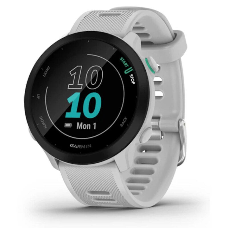 Garmin Forerunner 55 2,64 cm (1.04") MIP 42 mm Digital 208 x 208 Pixeles Blanco GPS (satélite)