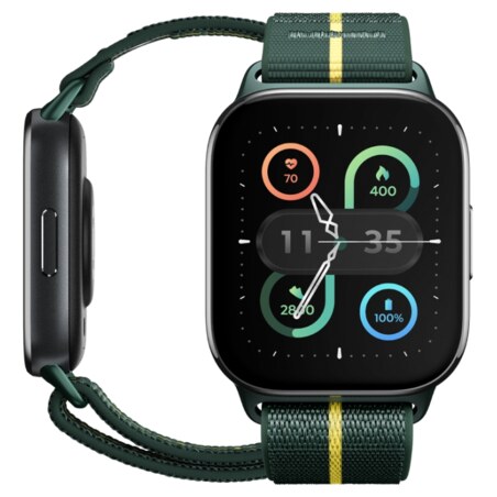 Motorola moto watch fit 4,83 cm (1.9") OLED 44.5 mm Digital Pantalla táctil Verde, Gris GPS (satélite)