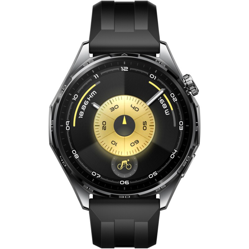 Huawei WATCH GT6 3,73 cm (1.47") AMOLED 46 mm Digital 466 x 466 Pixeles Pantalla táctil Negro GPS (satélite)