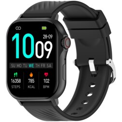 Denver SWG-159B Relojes inteligentes y deportivos 5,41 cm (2.13") AMOLED Digital Pantalla táctil Negro GPS (satélite)