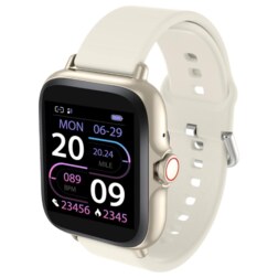Denver SWC-156BEMK2 Relojes inteligentes y deportivos 3,66 cm (1.44") TFT 128 x 128 Pixeles Pantalla táctil Beige