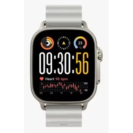 realme Watch 5 5 cm (1.97") AMOLED Digital 390 x 450 Pixeles Pantalla táctil Plata GPS (satélite)