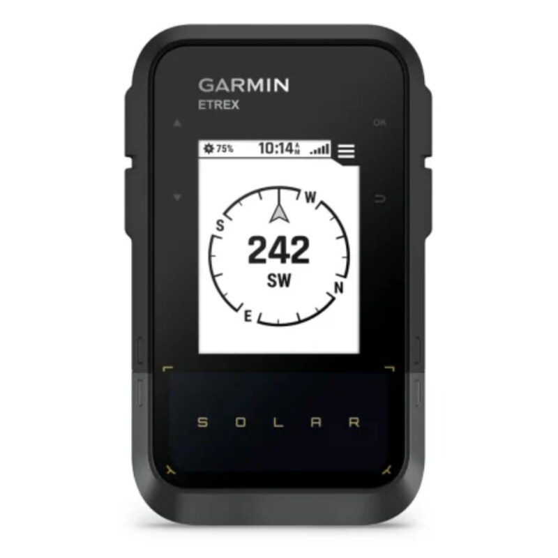 Garmin eTrex Solar navegador De mano 5,49 cm (2.16") 141 g Negro, Gris