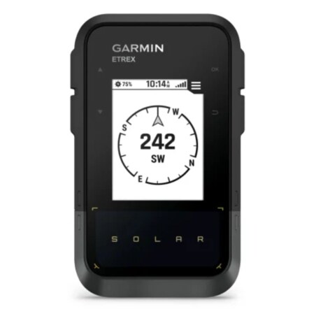 Garmin eTrex Solar navegador De mano 5,49 cm (2.16") 141 g Negro, Gris