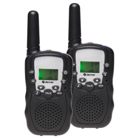 Denver WTA-449 two-way radios 8 canales 446 MHz Negro