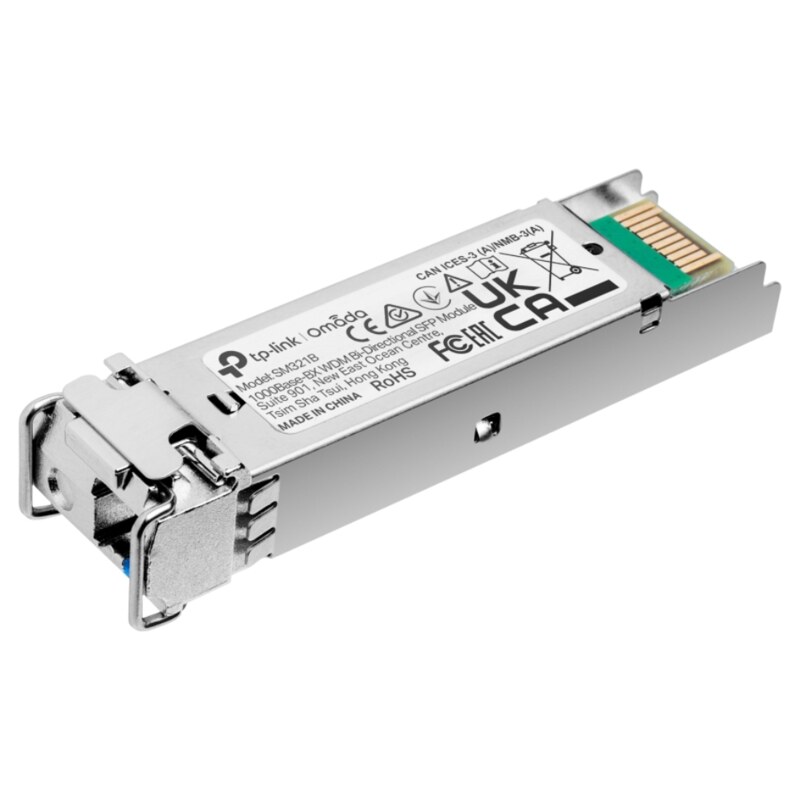 TP-Link Omada SM321B red modulo transceptor Fibra óptica 1250 Mbit/s SFP