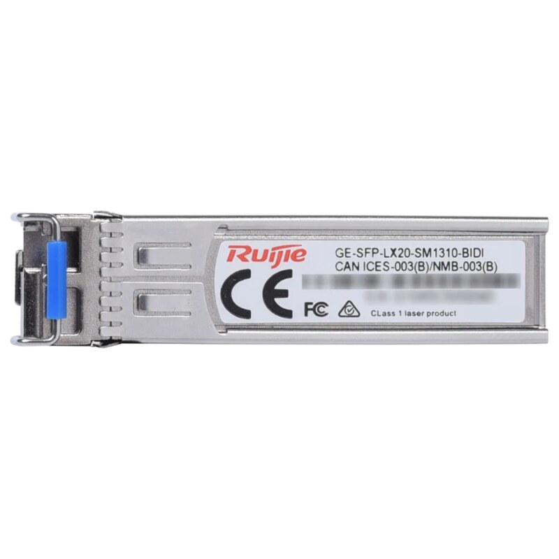 Ruijie Networks GE-SFP-LX20-SM1310-BIDI red modulo transceptor Fibra óptica 1000 Mbit/s