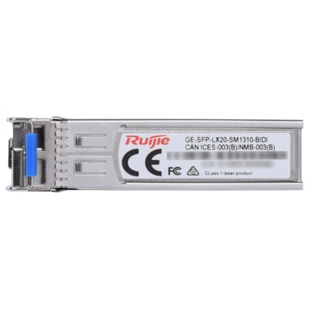 Ruijie Networks GE-SFP-LX20-SM1310-BIDI red modulo transceptor Fibra óptica 1000 Mbit/s