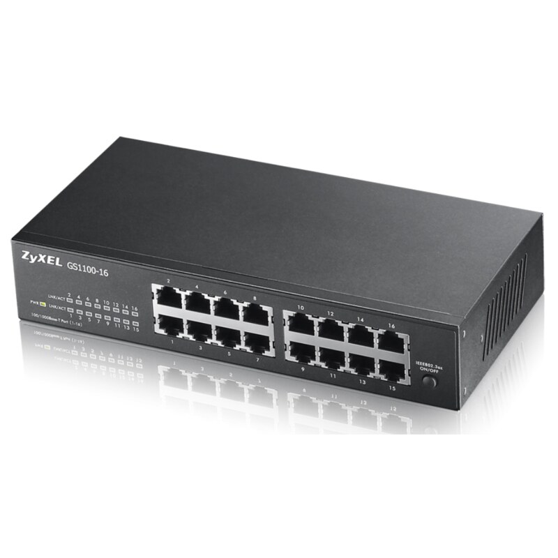 Zyxel GS1100-16 No administrado Gigabit Ethernet (10/100/1000)