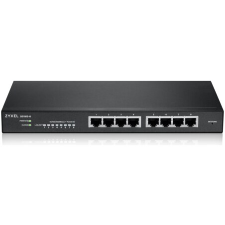 Zyxel GS1915-8 Gestionado L2 Gigabit Ethernet (10/100/1000) Negro