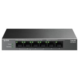 TP-Link LiteWave LS106LP switch No administrado Fast Ethernet (10/100) Energía sobre Ethernet (PoE) Negro