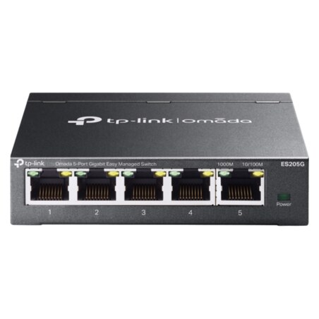 TP-Link Omada ES205G switch Gestionado Gigabit Ethernet (10/100/1000) Negro