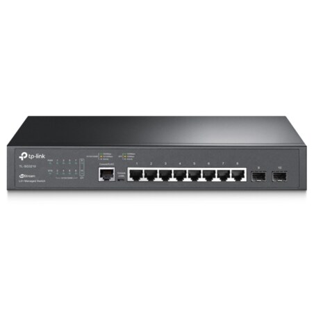 TP-Link JetStream TL-SG3210 switch Gestionado L2/L3 Gigabit Ethernet (10/100/1000) 1U Negro