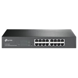 TP-Link TL-SG1016DE Gestionado L2 Gigabit Ethernet (10/100/1000) 1U Negro