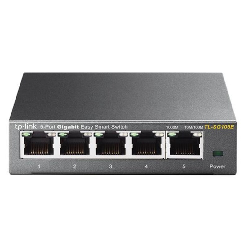 TP-Link TL-SG105E Gestionado L2 Gigabit Ethernet (10/100/1000) Negro