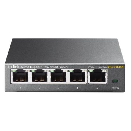 TP-Link TL-SG105E Gestionado L2 Gigabit Ethernet (10/100/1000) Negro