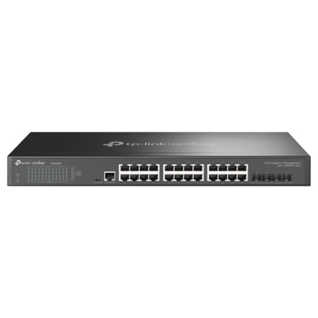 TP-Link Omada SG3428X switch Gestionado L2+/L3 Gigabit Ethernet (10/100/1000) 1U Negro