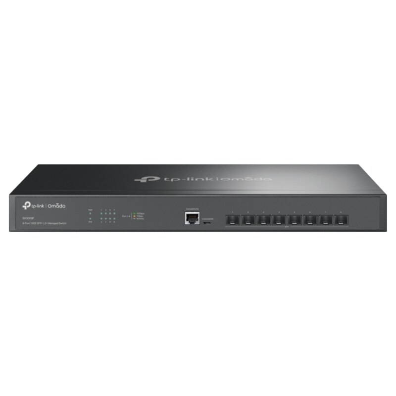 TP-Link Omada SX3008F switch Gestionado L2/L3 Negro