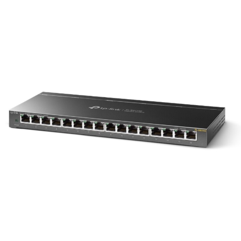 TP-Link TL-SG116E No administrado L2 Gigabit Ethernet (10/100/1000) Negro