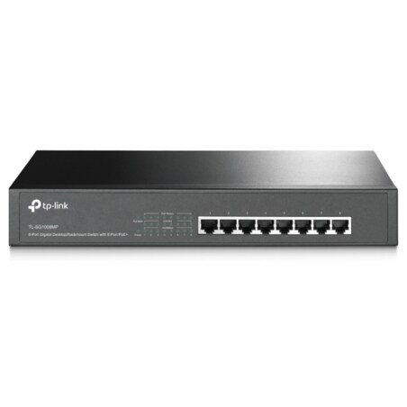 TP-Link TL-SG1008MP switch No administrado Gigabit Ethernet (10/100/1000) Energía sobre Ethernet (PoE) Negro
