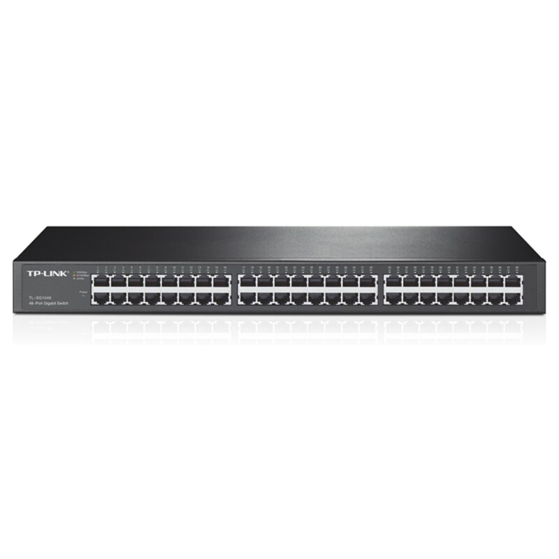 TP-Link TL-SG1048 No administrado Gigabit Ethernet (10/100/1000) 1U Negro
