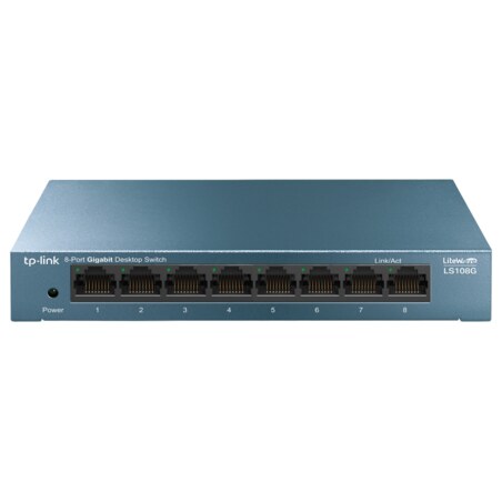 TP-Link LS108G No administrado Gigabit Ethernet (10/100/1000) Azul