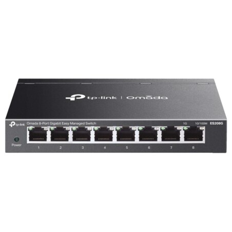 TP-Link Omada ES208G switch Gestionado L2 Gigabit Ethernet (10/100/1000) Negro