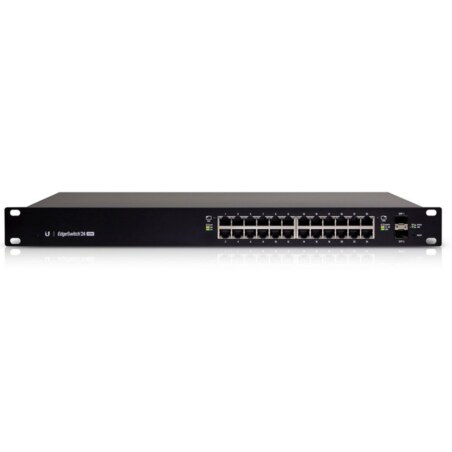 Ubiquiti Networks ES-24-250W switch Gestionado L2/L3 Gigabit Ethernet (10/100/1000) Energía sobre Ethernet (PoE) 1U Negro