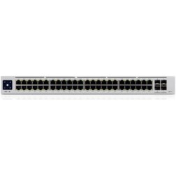 Ubiquiti UniFi Pro 48-Port PoE Gestionado L2/L3 Gigabit Ethernet (10/100/1000) Energía sobre Ethernet (PoE) 1U Plata