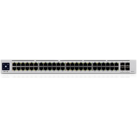 Ubiquiti UniFi Pro 48-Port PoE Gestionado L2/L3 Gigabit Ethernet (10/100/1000) Energía sobre Ethernet (PoE) 1U Plata