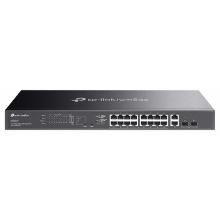 TP-Link Omada ES220GMP switch Gestionado L2 Gigabit Ethernet (10/100/1000) Energía sobre Ethernet (PoE) Negro