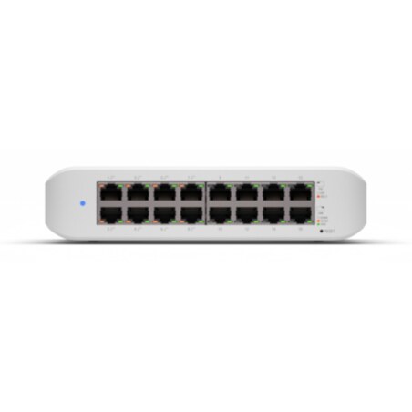 Ubiquiti UniFi Switch Lite 16 PoE L2 Gigabit Ethernet (10/100/1000) Energía sobre Ethernet (PoE) Blanco