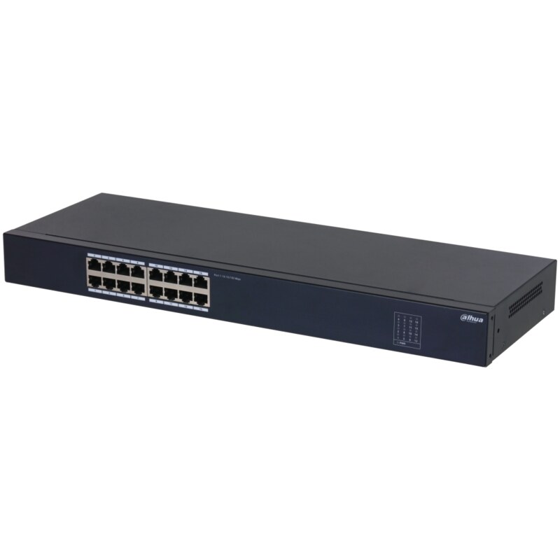 Dahua Technology SF1016 No administrado L2 Fast Ethernet (10/100) Negro