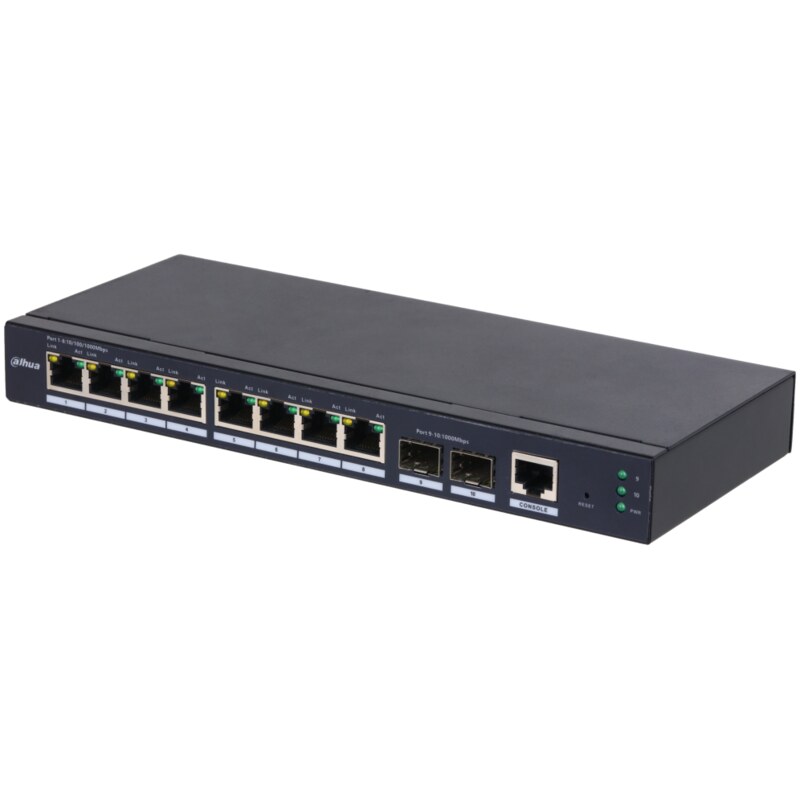 Dahua Technology SG4010-2F Gestionado L2 Gigabit Ethernet (10/100/1000) Negro