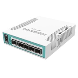 Mikrotik CRS106-1C-5S switch Gigabit Ethernet (10/100/1000) Energía sobre Ethernet (PoE) Blanco