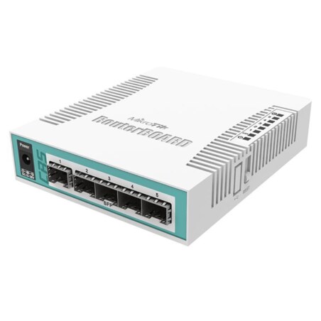 Mikrotik CRS106-1C-5S switch Gigabit Ethernet (10/100/1000) Energía sobre Ethernet (PoE) Blanco