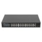 Lanberg RSFE-24P-2C-250 switch No administrado Gigabit Ethernet (10/100/1000) Energía sobre Ethernet (PoE) 1U Negro
