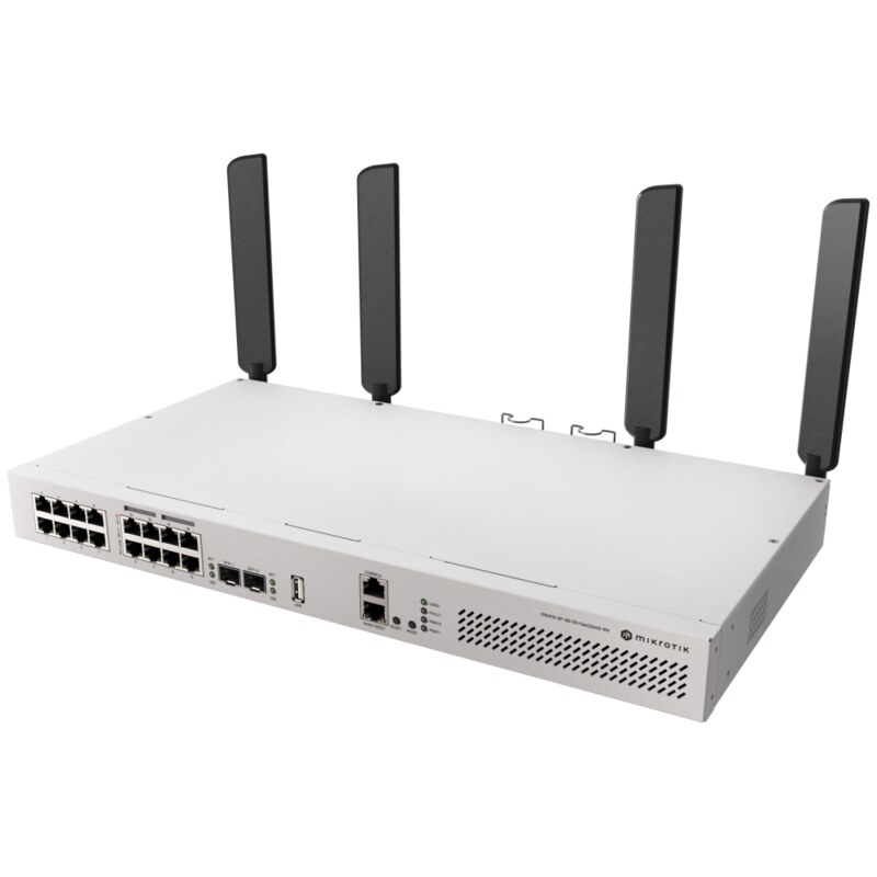 Mikrotik CRS418-8P-8G-2S+5axQ2axQ-RM L2/L3 Gigabit Ethernet (10/100/1000) Energía sobre Ethernet (PoE) 1U