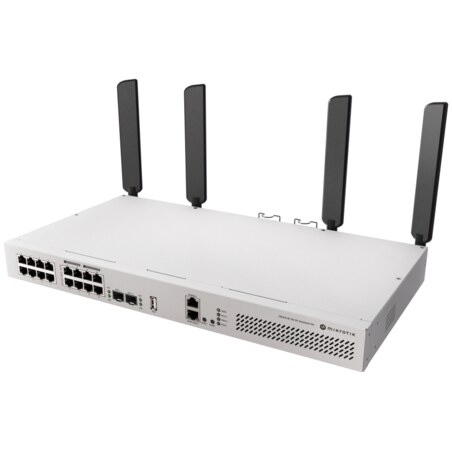 Mikrotik CRS418-8P-8G-2S+5axQ2axQ-RM L2/L3 Gigabit Ethernet (10/100/1000) Energía sobre Ethernet (PoE) 1U
