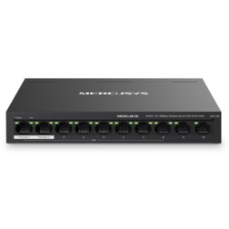 Mercusys MS110P switch Gestionado Fast Ethernet (10/100) Energía sobre Ethernet (PoE) Negro