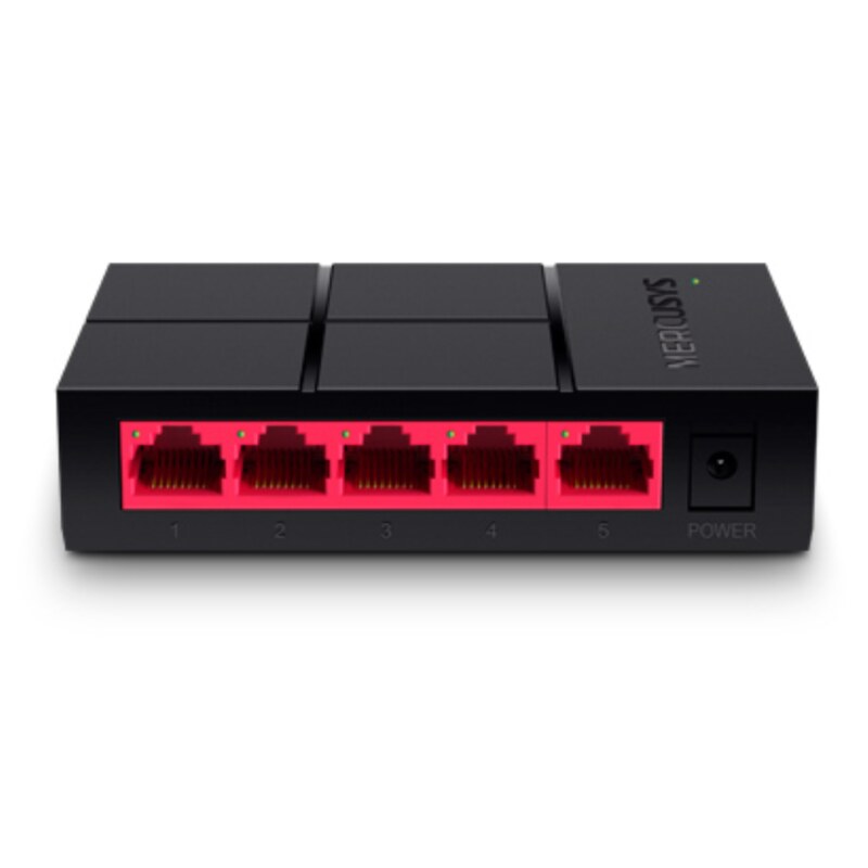 Mercusys MS105G switch No administrado Gigabit Ethernet (10/100/1000) Negro