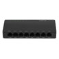 Lanberg DSP2-1008-12V switch No administrado Gigabit Ethernet (10/100/1000) Negro