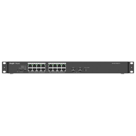 Ruijie Networks RG-ES118GS-P-L switch No administrado L2 Gigabit Ethernet (10/100/1000) Energía sobre Ethernet (PoE) Negro