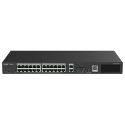 Ruijie Networks RG-ES228GS-P switch Gestionado Gigabit Ethernet (10/100/1000) Energía sobre Ethernet (PoE) Negro