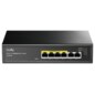 Cudy FS1006P switch No administrado Fast Ethernet (10/100) Energía sobre Ethernet (PoE) Negro